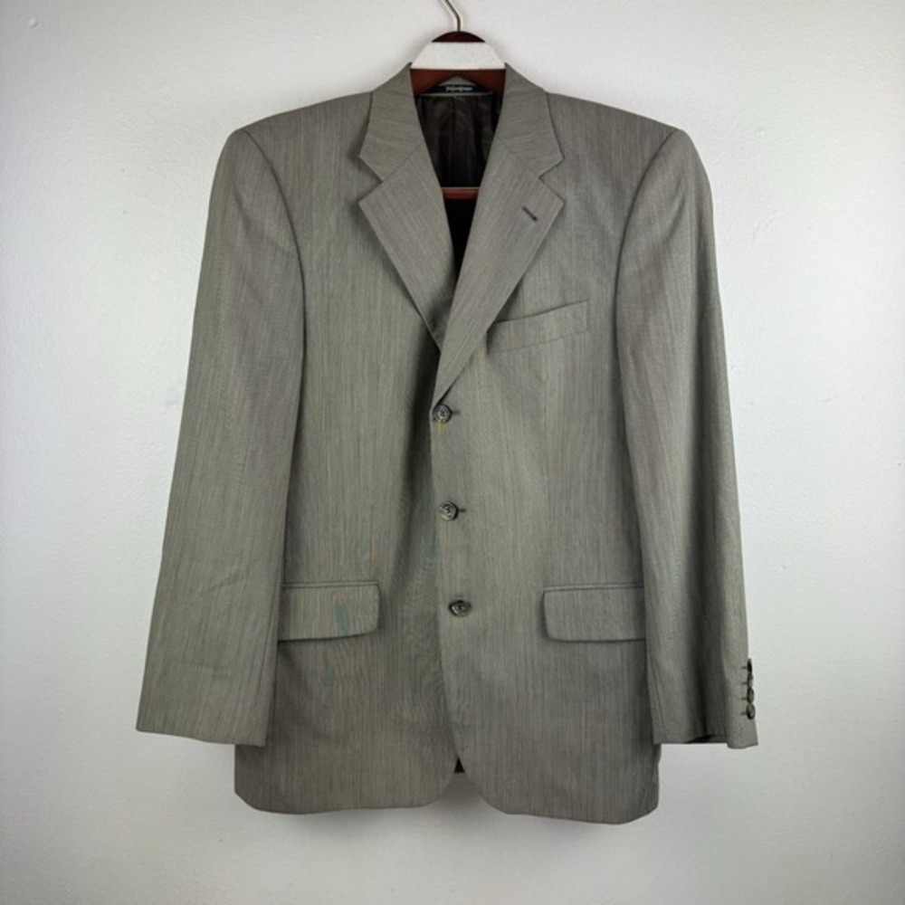 Yves‎ Saint Laurent Pour Homme Blazer US 42R - YSL 52L  3 button Wool
